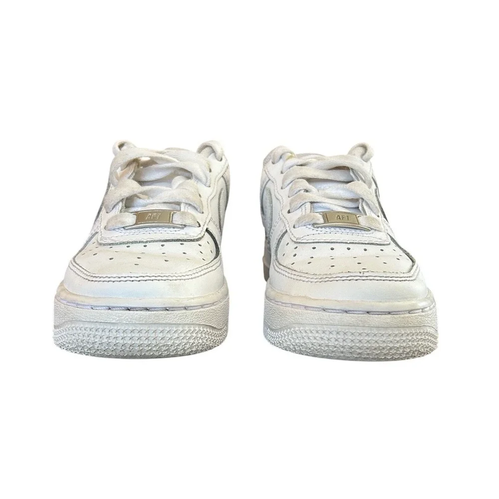 Nike Air Force‎ 1 Low Triple White Kids Sneakers FV5951-111 Size 1Y